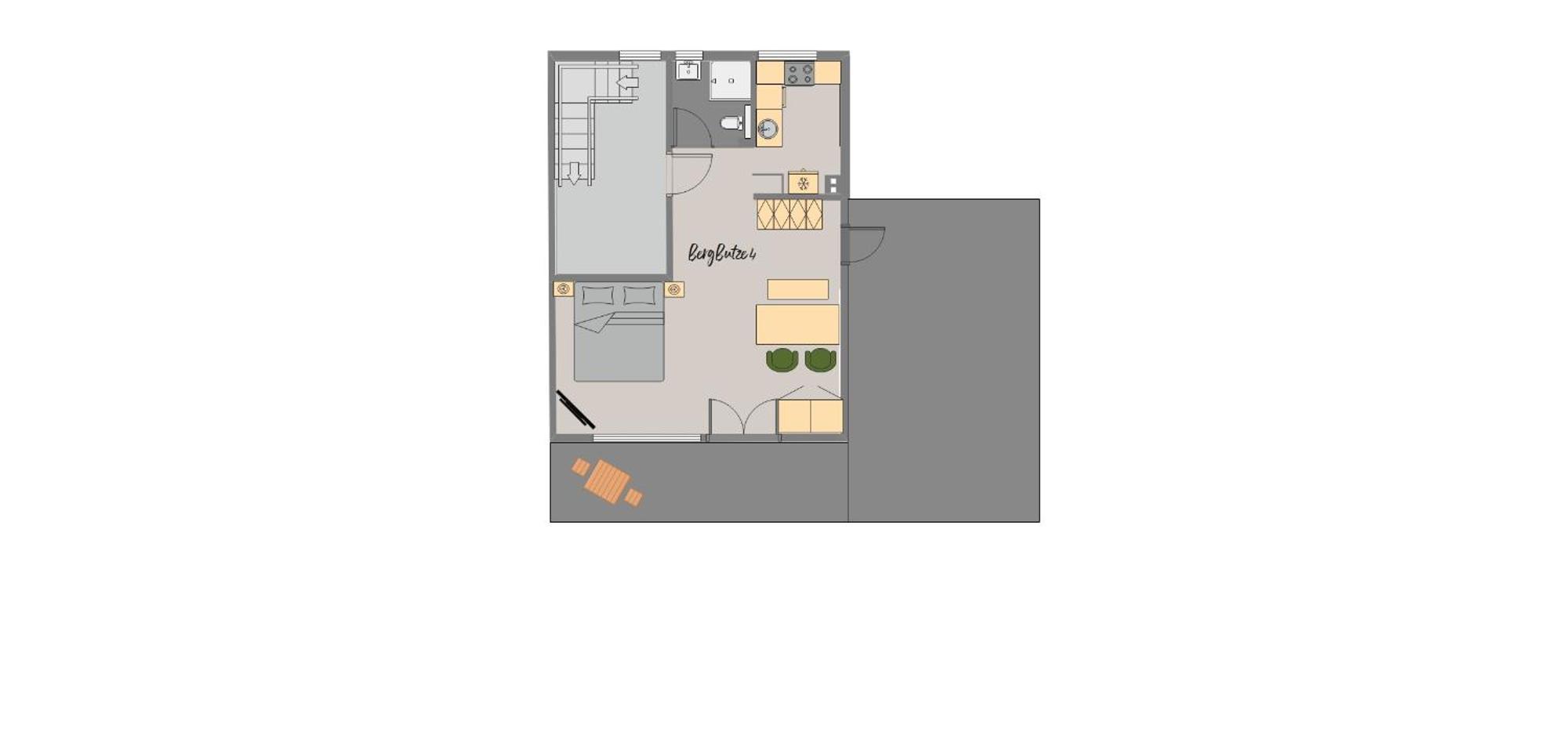 דירות בראונלאגה Bergbutzen Mit Balkon מראה חיצוני תמונה